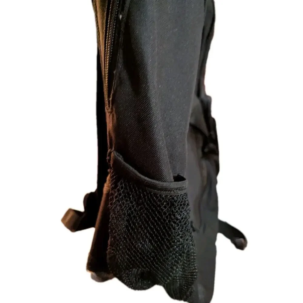 IBM Padded Laptop Backpack Logo Pockets Black Bag Canvas Company Employee